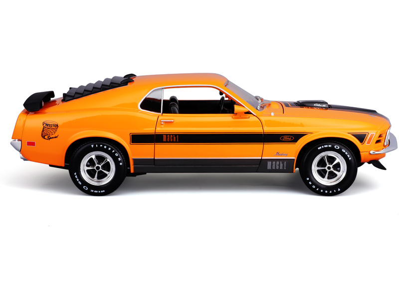 Maisto Ford Mustang Mach 1 1970 1:18 oranžová