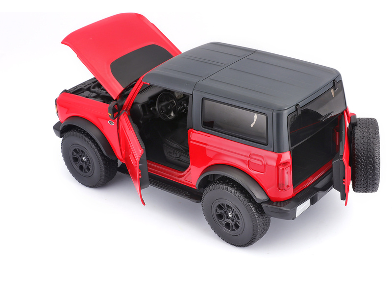 Maisto Ford Bronco Wildtrak 2021 1:18 červená