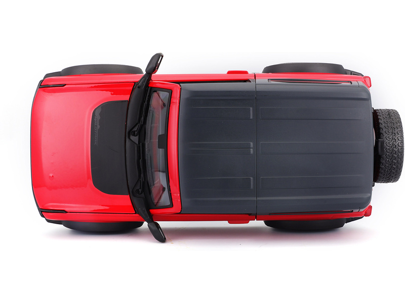 Maisto Ford Bronco Wildtrak 2021 1:18 červená