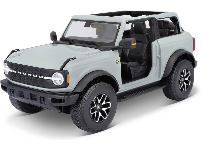 Maisto Ford Bronco Badlands 2021 1:18 kaktusově šedá