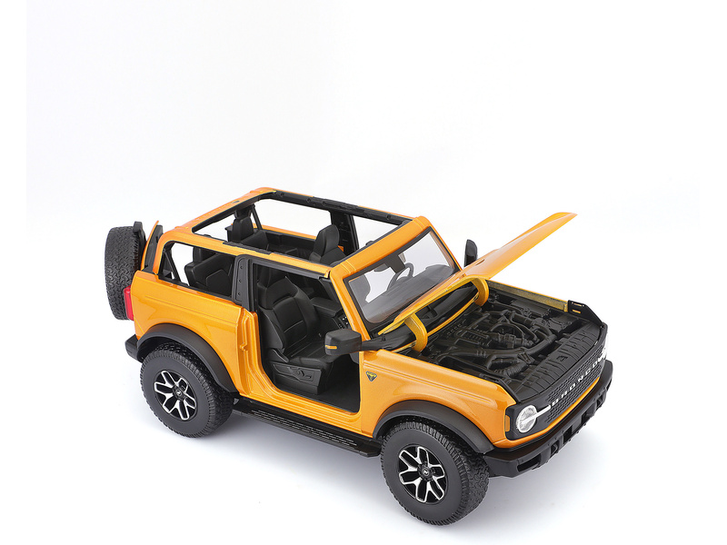 Maisto Ford Bronco Badlands 2021 1:18 oranžová