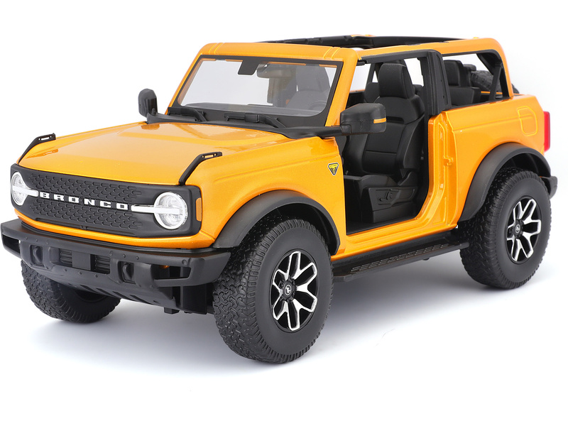 Maisto Ford Bronco Badlands 2021 1:18 oranžová