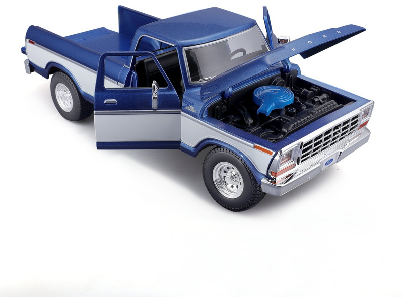 Maisto Ford F150 Pick-up 1979 1:18 modrá metalíza