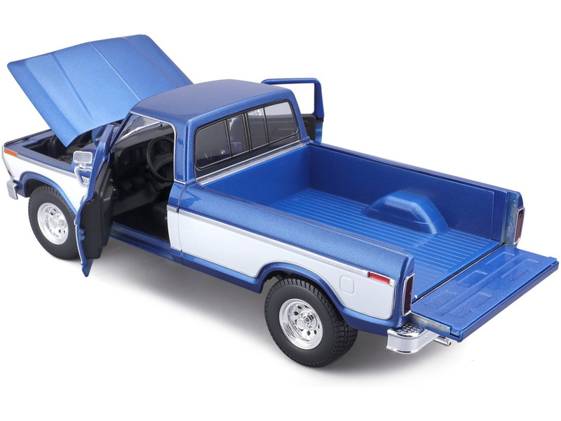 Maisto Ford F150 Pick-up 1979 1:18 modrá metalíza