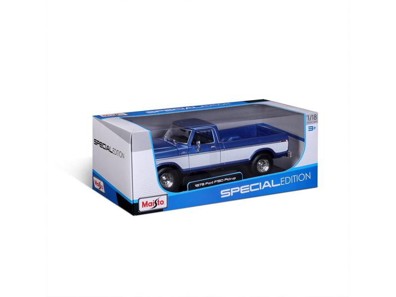 Maisto Ford F150 Pick-up 1979 1:18 modrá metalíza