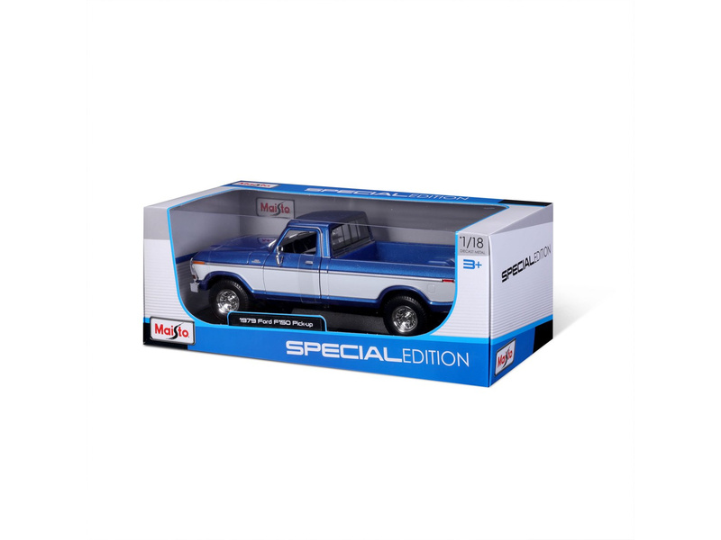Maisto Ford F150 Pick-up 1979 1:18 modrá metalíza