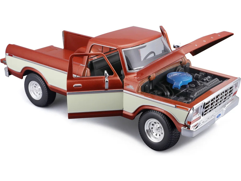 Maisto Ford F150 Pick-up 1979 1:18 hnědá metalíza