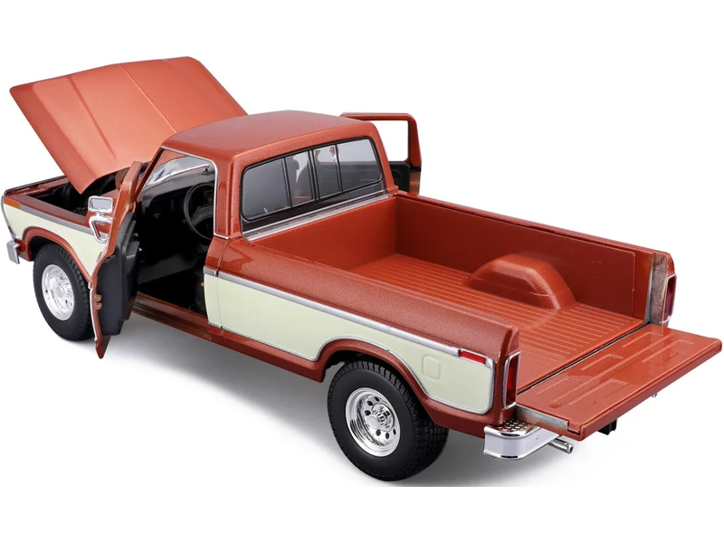 Maisto Ford F150 Pick-up 1979 1:18 hnědá metalíza