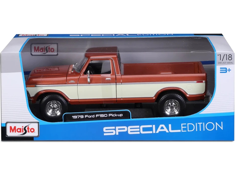 Maisto Ford F150 Pick-up 1979 1:18 hnědá metalíza