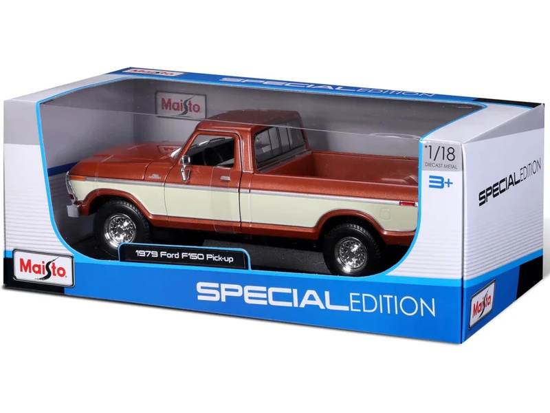 Maisto Ford F150 Pick-up 1979 1:18 hnědá metalíza