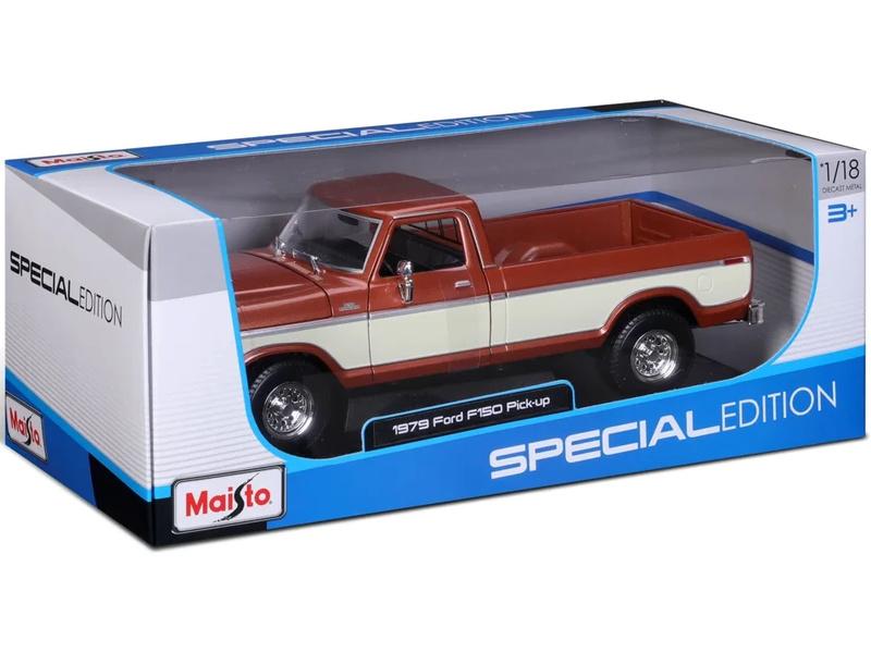 Maisto Ford F150 Pick-up 1979 1:18 hnědá metalíza