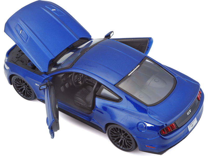 Maisto Ford Mustang GT 2015 1:24 modrá metalíza