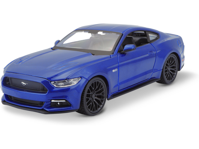 Maisto Ford Mustang GT 2015 1:24 modrá metalíza