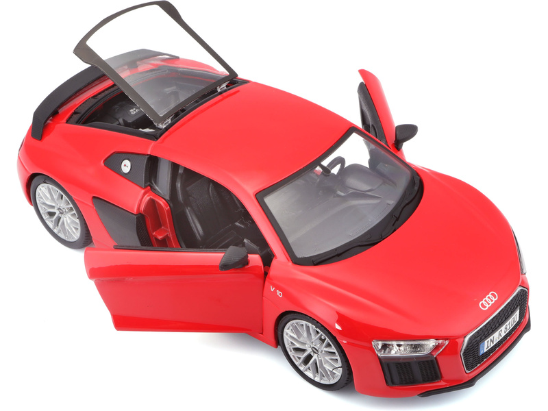 Maisto Audi R8 V10 Plus 1:24 červená