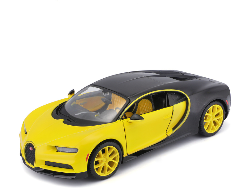 Maisto Bugatti Chiron 1:24 žluto-černá