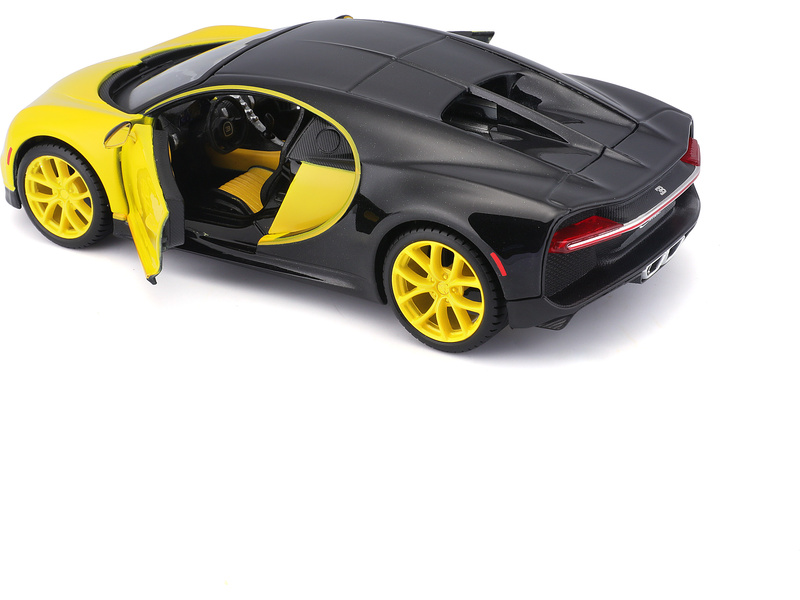 Maisto Bugatti Chiron 1:24 žluto-černá