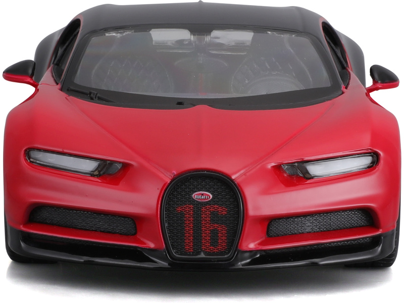 Maisto Bugatti Chiron Sport 1:24 červeno-černá