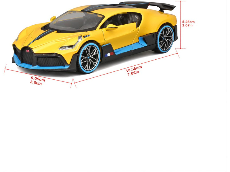 Maisto Bugatti Divo 1:24 žlutá