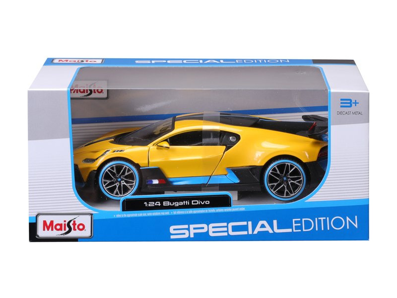Maisto Bugatti Divo 1:24 žlutá