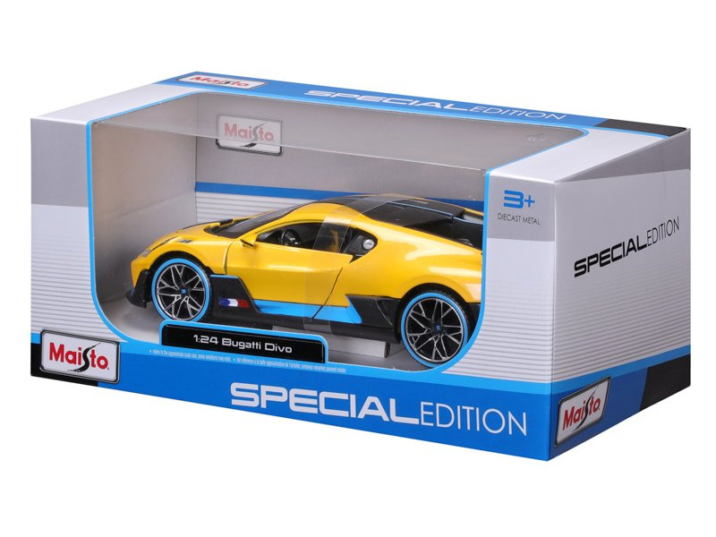 Maisto Bugatti Divo 1:24 žlutá
