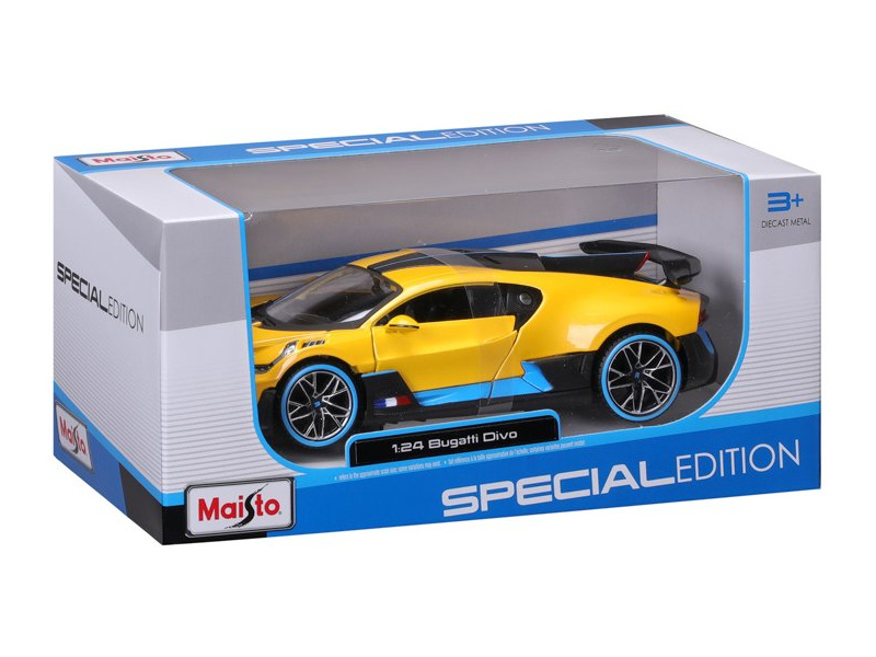 Maisto Bugatti Divo 1:24 žlutá