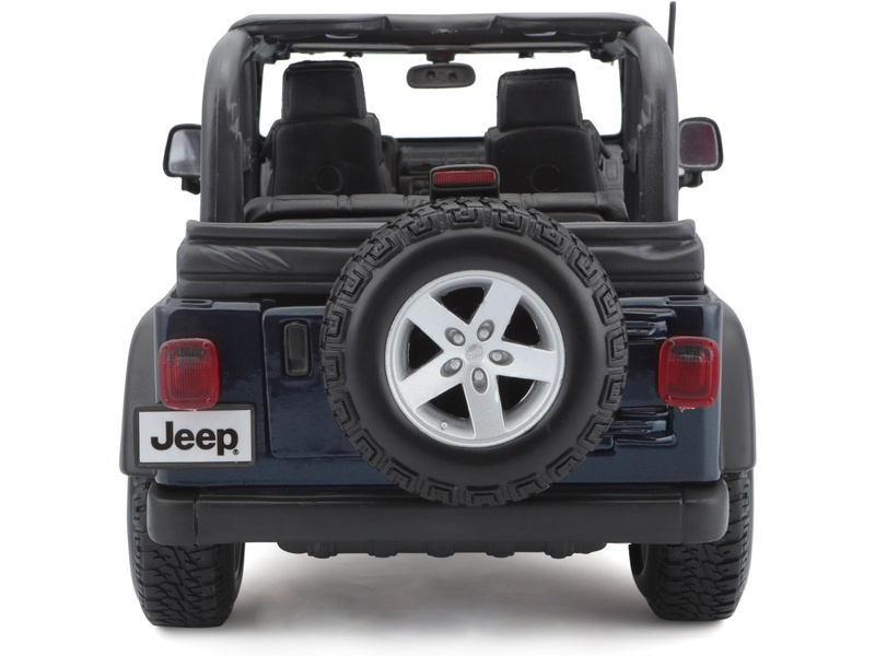 Maisto Jeep Wrangler Rubicon 1:18 modrá metalíza