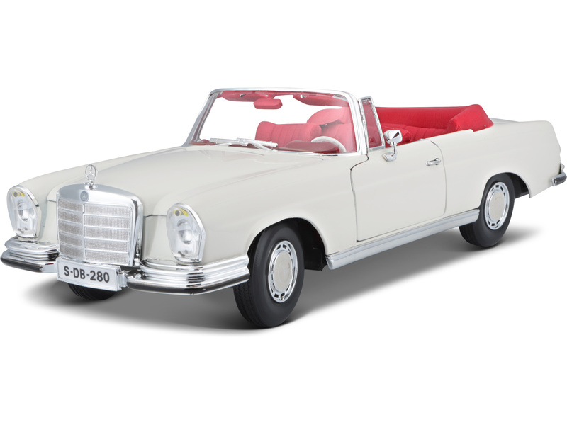 Maisto Mercedes-Benz 280SE Cabrio 1967 1:18 krémová