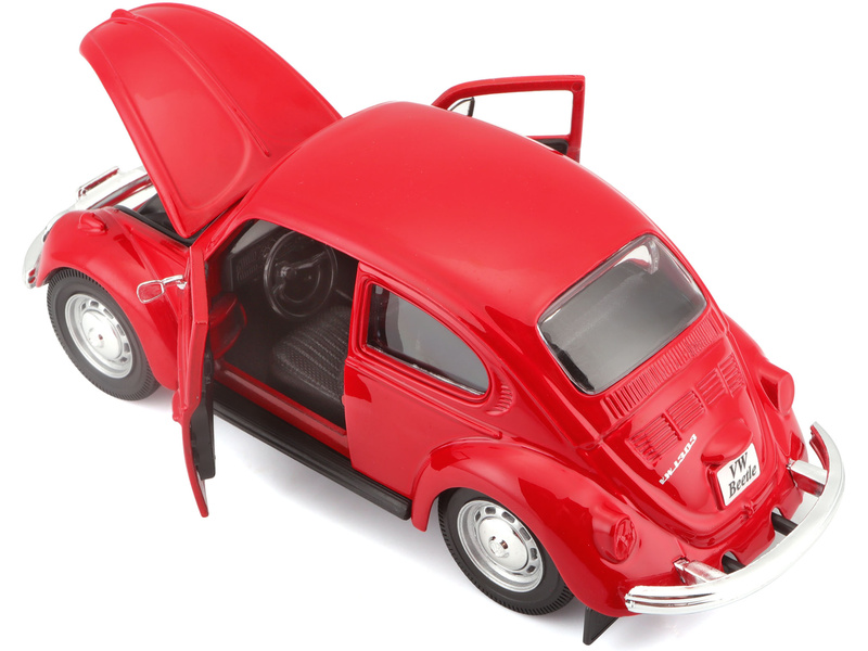 Maisto Volkswagen Beetle 1:24 červená