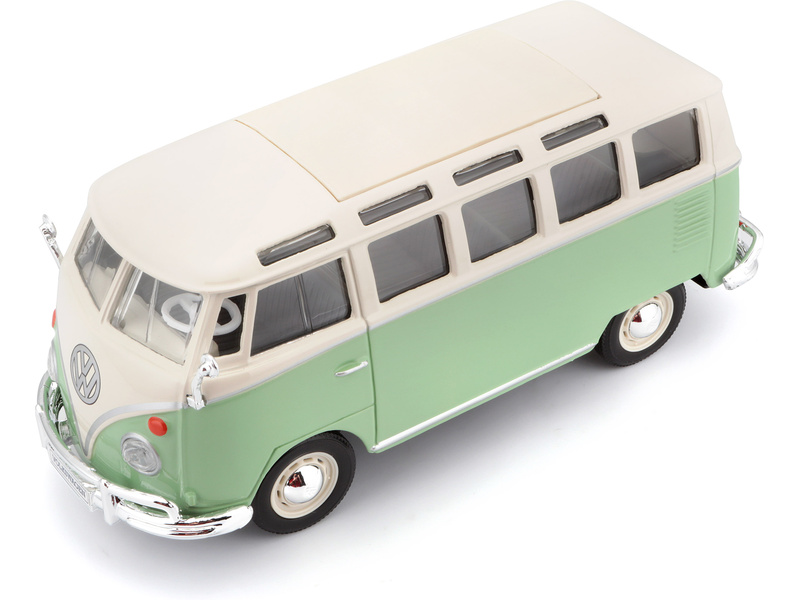 Maisto Volkswagen Van Samba 1:25 zeleno/krémová