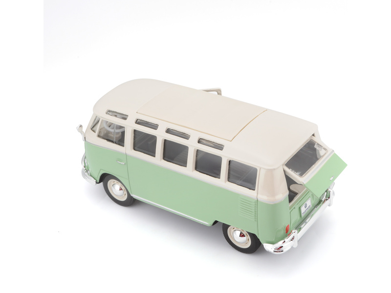 Maisto Volkswagen Van Samba 1:25 zeleno/krémová