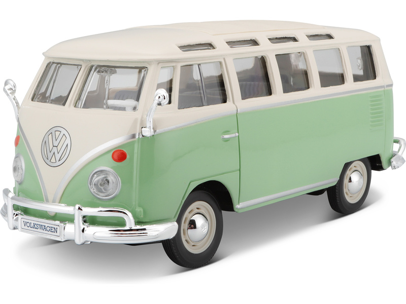 Maisto Volkswagen Van Samba 1:25 zeleno/krémová