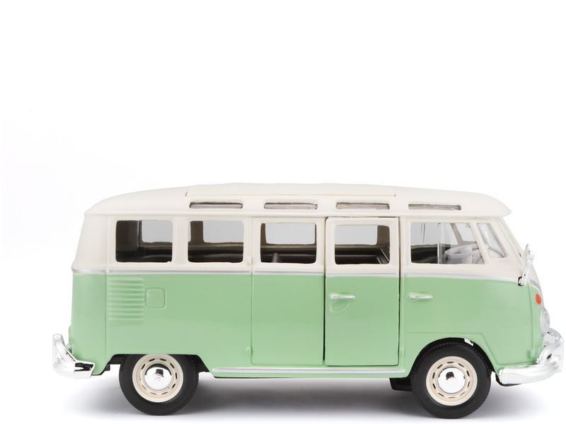 Maisto Volkswagen Van Samba 1:25 zeleno/krémová