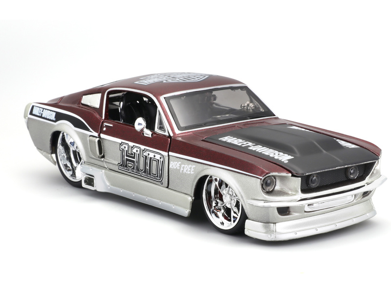 Maisto Harley-Davidson Custom - Ford Mustang GT 1967 1:24