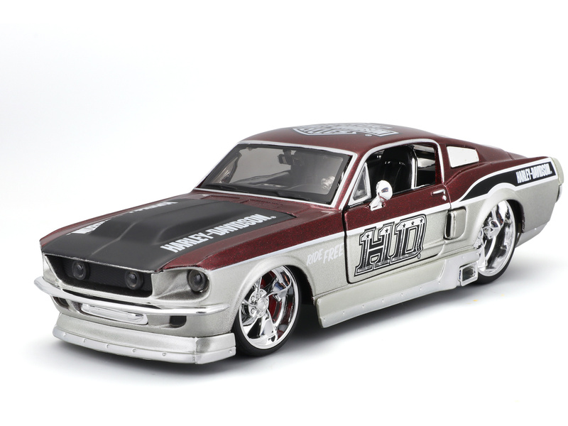 Maisto Harley-Davidson Custom - Ford Mustang GT 1967 1:24