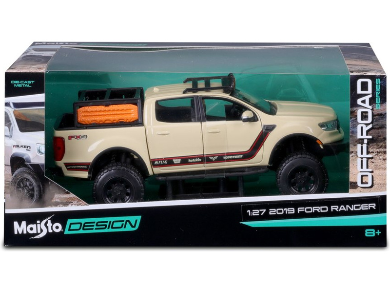 Maisto Ford Ranger Off-Road Series 2019 1:27 krémová