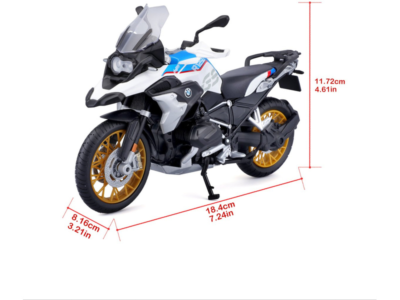 Maisto BMW R1250 GS 1:12 se stojánkem