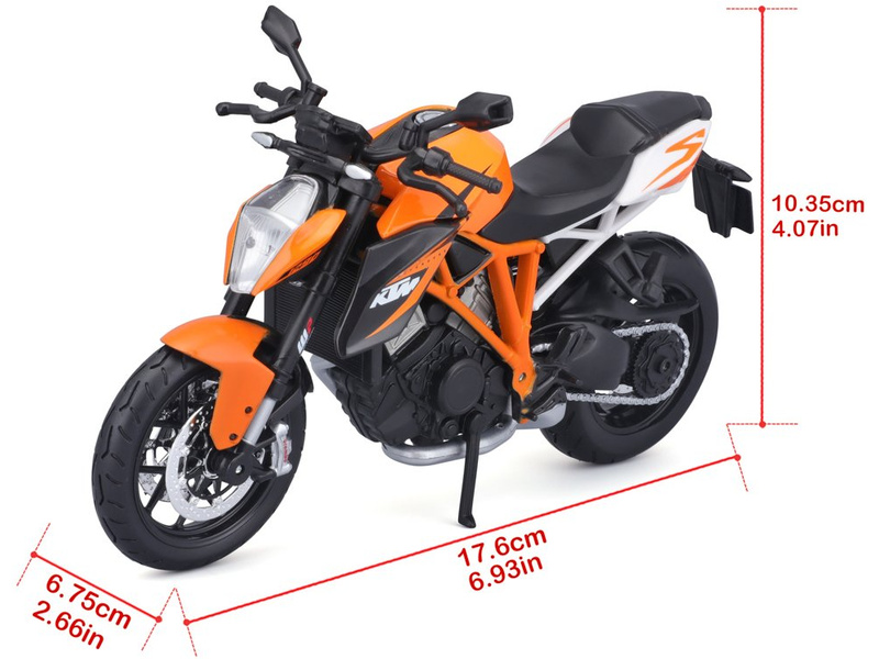 Maisto KTM 1290 Super Duke R 1:12 se stojánkem