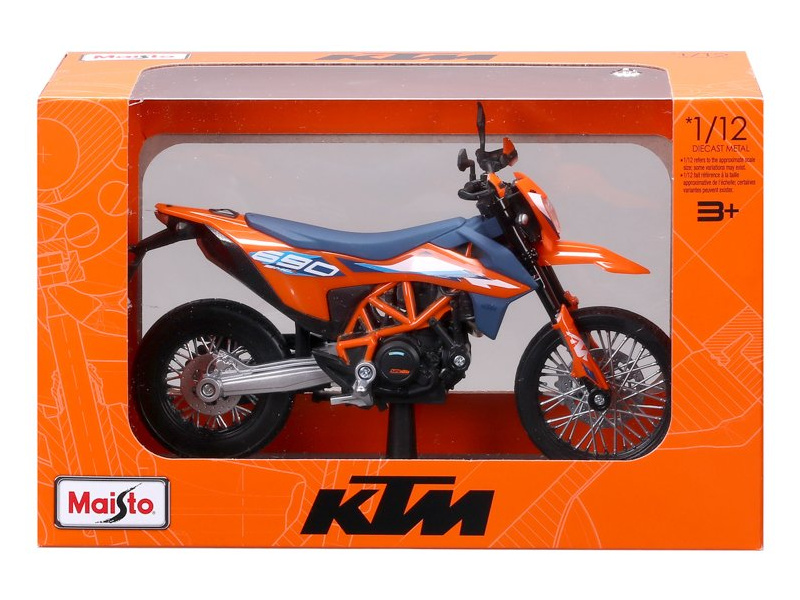 Maisto KTM 690 SMC R 2023 1:12 se stojánkem