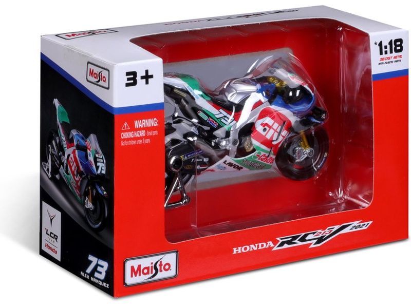 Maisto LCR Honda 2021 1:18 #73 Alex Marquez