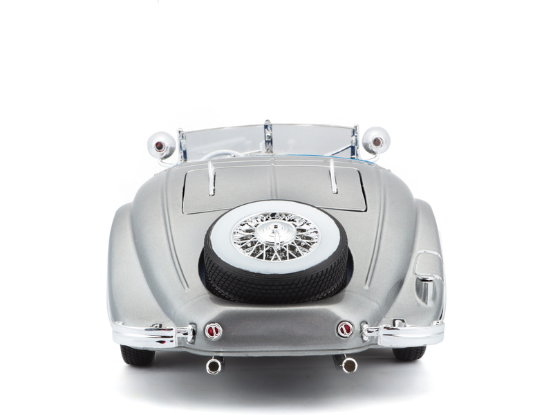Maisto Mercedes-Benz 500 K Typ Specialroadster 1936 1:18 šedá metalíza
