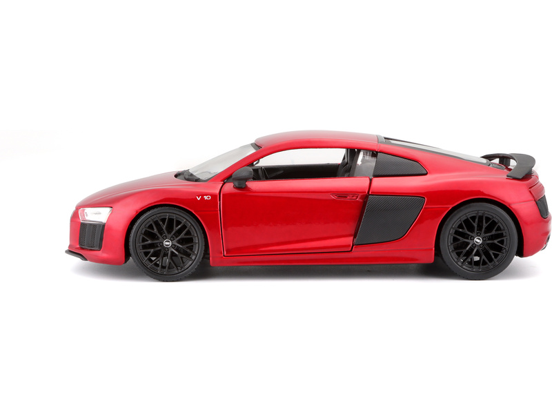 Maisto Kit Audi R8 V10 Plus 1:24 červená metalíza