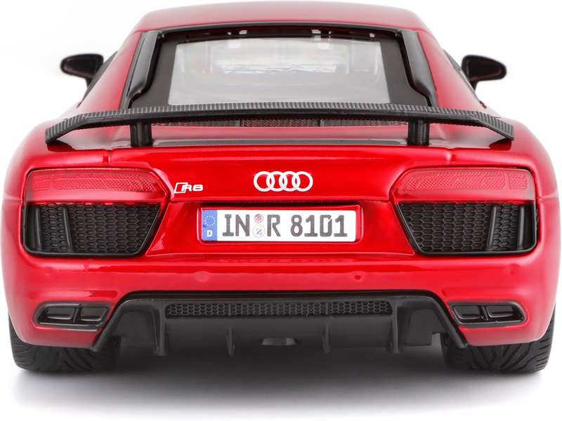 Maisto Kit Audi R8 V10 Plus 1:24 červená metalíza