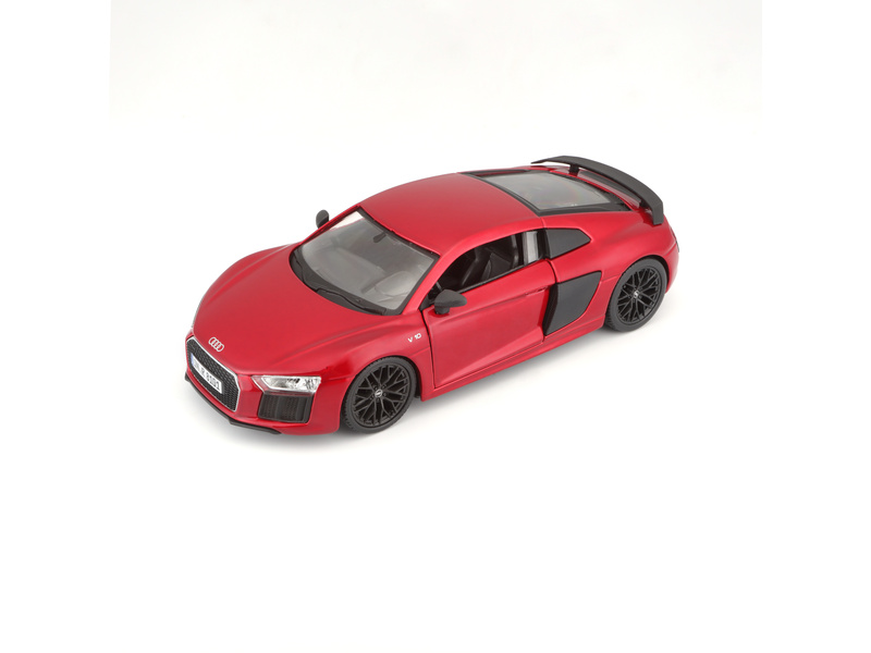 Maisto Kit Audi R8 V10 Plus 1:24 červená metalíza