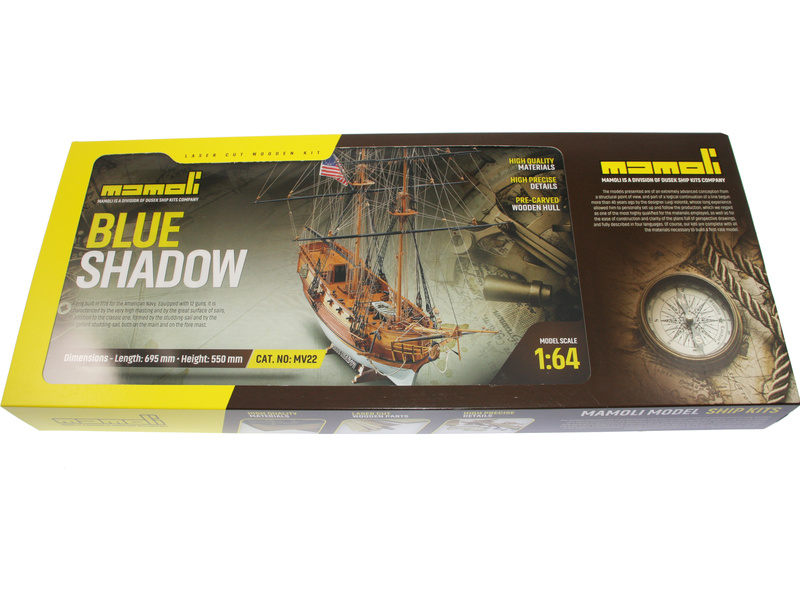 MAMOLI Blue Shadow briga 1778 1:64 kit