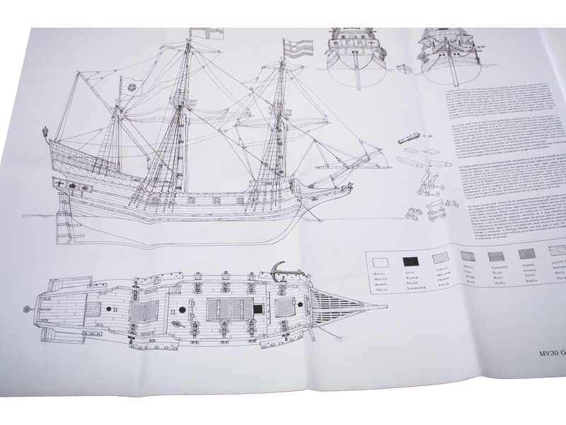 MAMOLI Golden Hind 1577 1:53 kit