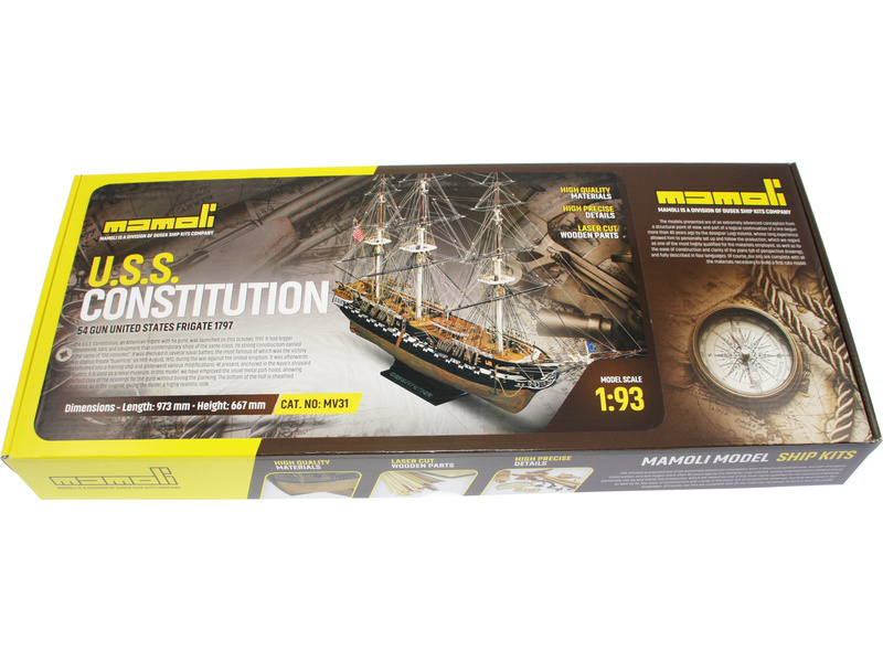 MAMOLI USS Constitution 1:93 kit