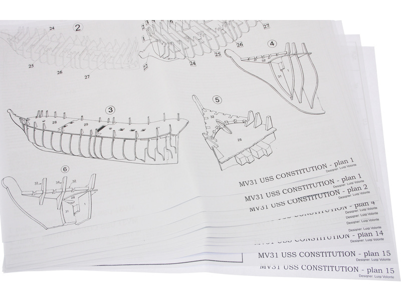MAMOLI USS Constitution 1:93 kit