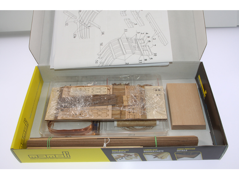 MAMOLI USS Constitution příčný řez 1:93