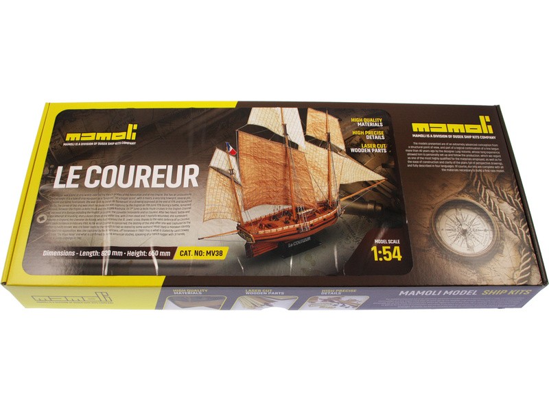 MAMOLI Le Coureur 1776 1:54 kit