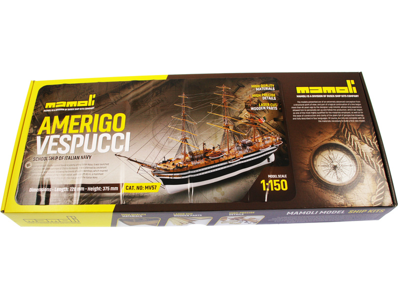 MAMOLI Amerigo Vespucci 1931 1:150 kit